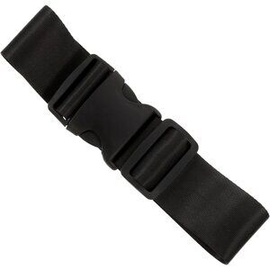 Black Nylon Belt Bag Extender Strap for Women, Adjustable Waist & Crossbody